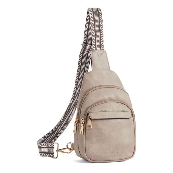 Leather Cross Body Sling Bag - Picture 2 of 6